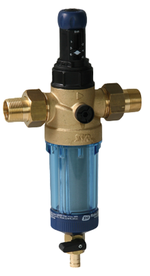 Фільтр зі зворотнім промиванням та регулятором тиску SYR Ratio DFR 3/4", фото 1