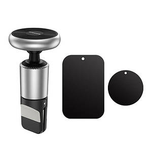 Тримач BOROFONE Cool move air outlet magnetic Car holder extended version BH47 black