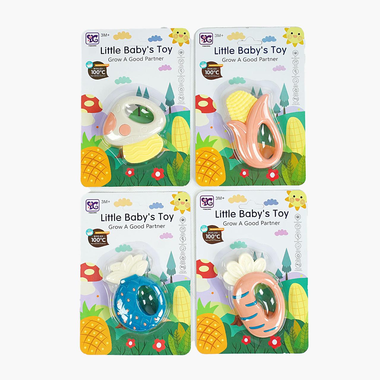 Брязкальце YE 60-34 ( 4 види, на листі, ВИДАЄТЬСЯ МІКС, фото 1