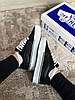 Кеди Vans Skool KNU Чорні з білим Кросівки Ванс Скул КНУ замшеві повсякденні демісезон унісекс, фото 4