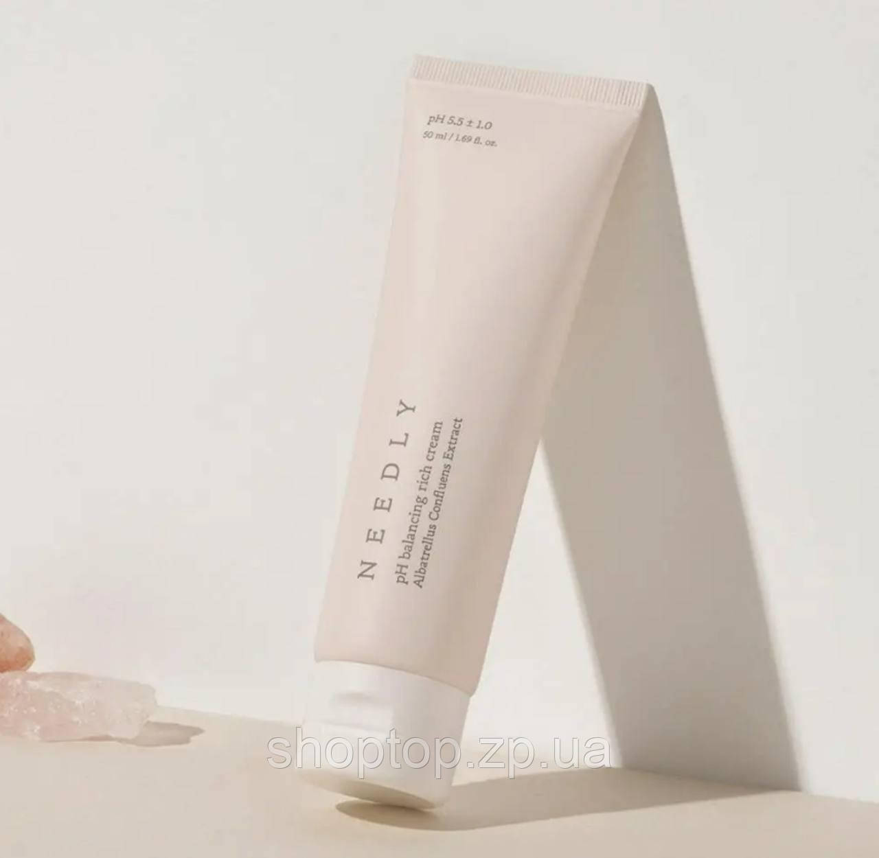 Зволожуючий крем з екстрактом гриба Альбатрелус Needly pH Balancing Rich Cream, фото 1