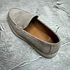 Лофери, туфлі чоловічі бежеві замшеві (натуральна замша) для чоловіків на весну осінь, розміри 40-45, фото 8