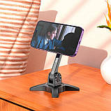 Тримач HOCO Joy ring magnetic desktop stand HD2 (6931474797018) black, фото 8