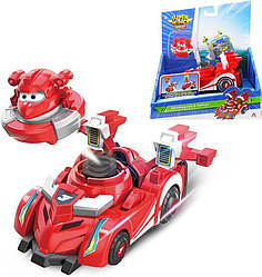 Дитяча іграшка Ігровий набір Super Wings Spinning Vehicle Джетт (Jett)