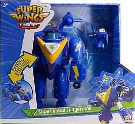 Дитяча іграшка Ігровий набір Super Wings Super Robot Suit Джером (Jerome)