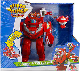 Дитяча іграшка Ігровий набір Super Wings Super Robot Suit Джетт (Jett)