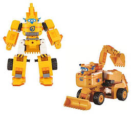 Дитяча іграшка Конструктор-трансформер Super Wings Small Blocks 2в1 Buildable Transforming Vehicle Донні (Donnie)