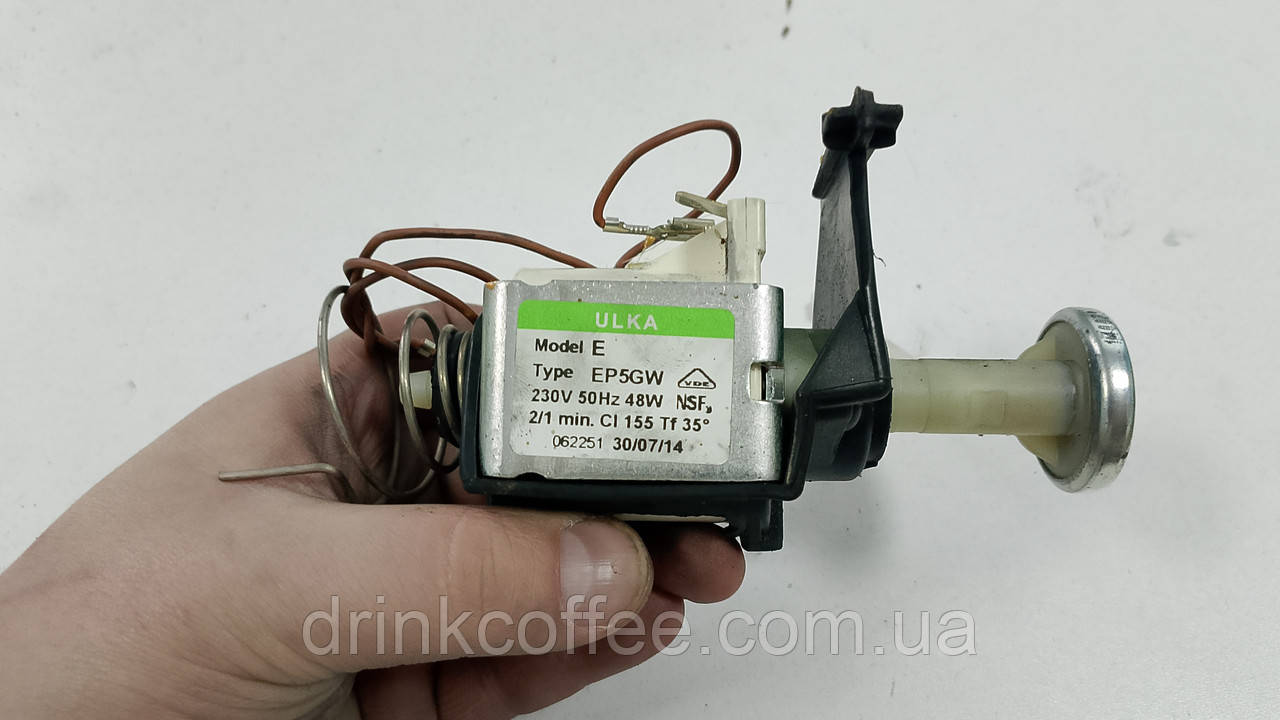 Насос помпа ULKA E EP5GW 48W + регулятор мембрани для кавоварки Delonghi ECAM 23.463.B_2 б/у