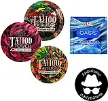 Презервативи One Tattoo Touch 3 шт + Лубрикант One Oasis 4.5 мл, фото 2