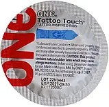 Презервативи One Tattoo Touch 3 шт + Лубрикант One Oasis 4.5 мл, фото 4