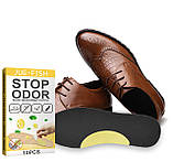 Патчі для взуття від неприємного запаху Jue-Fish Stop Odor 10 штук, фото 5