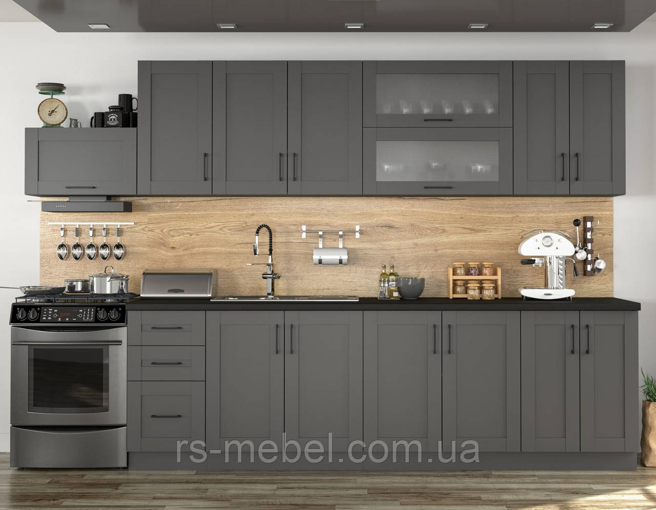 Кухня модульна "Гамма-рамка", мдф (Мебель-Сервіс), фото 1