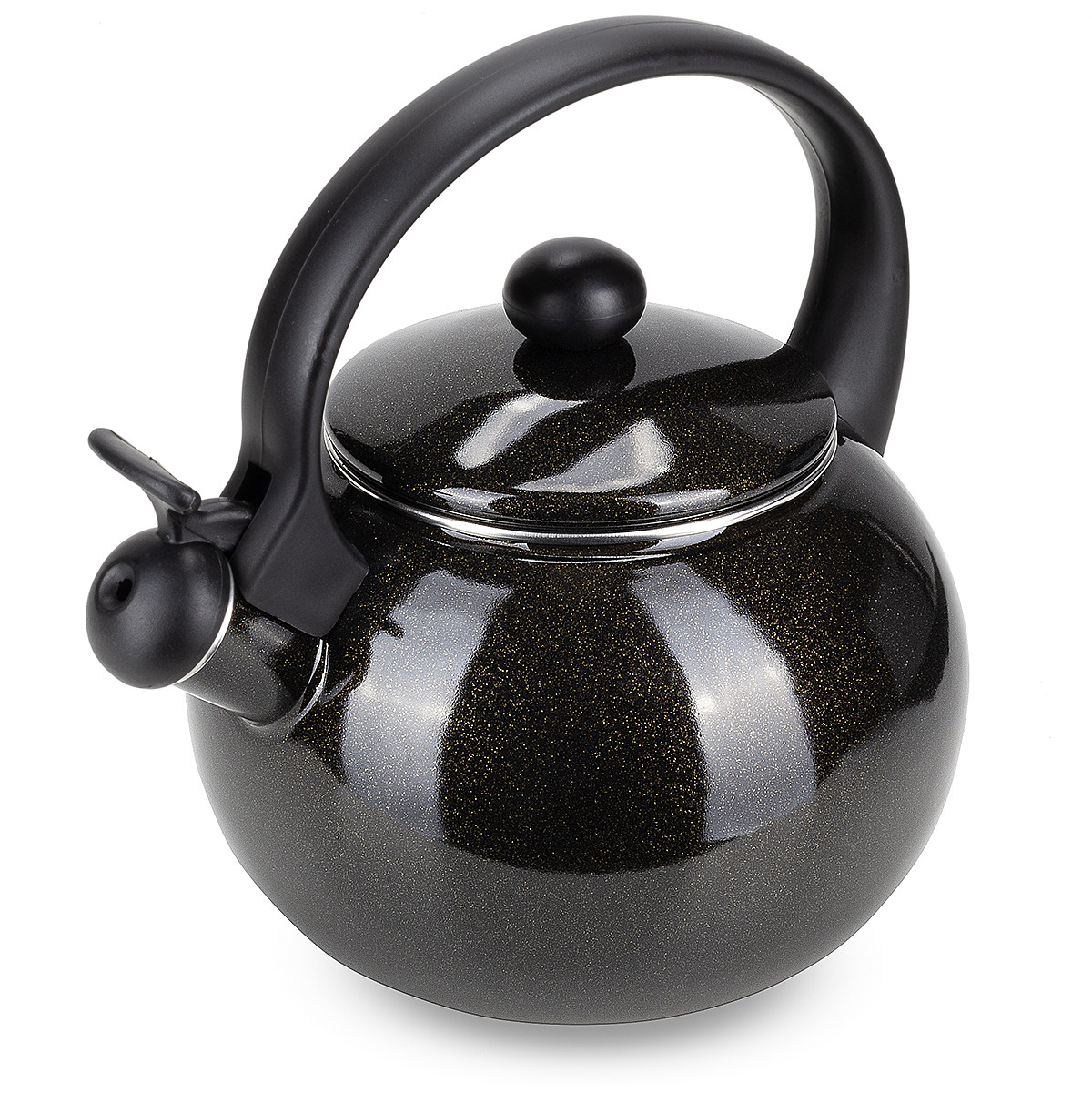 Чайник емальований Kamille KM-1038A 2.2л зі свистком, фото 1