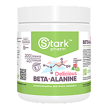 Beta-Alanine (Бета Аланін) Stark Pharm 200 g Полуниця-М'ята