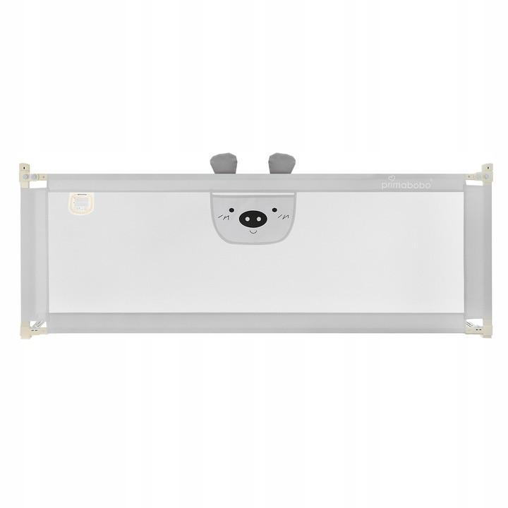 Захисний бар'єр, огорожа, бортик для ліжка Primabobo Bear 160 см сірий