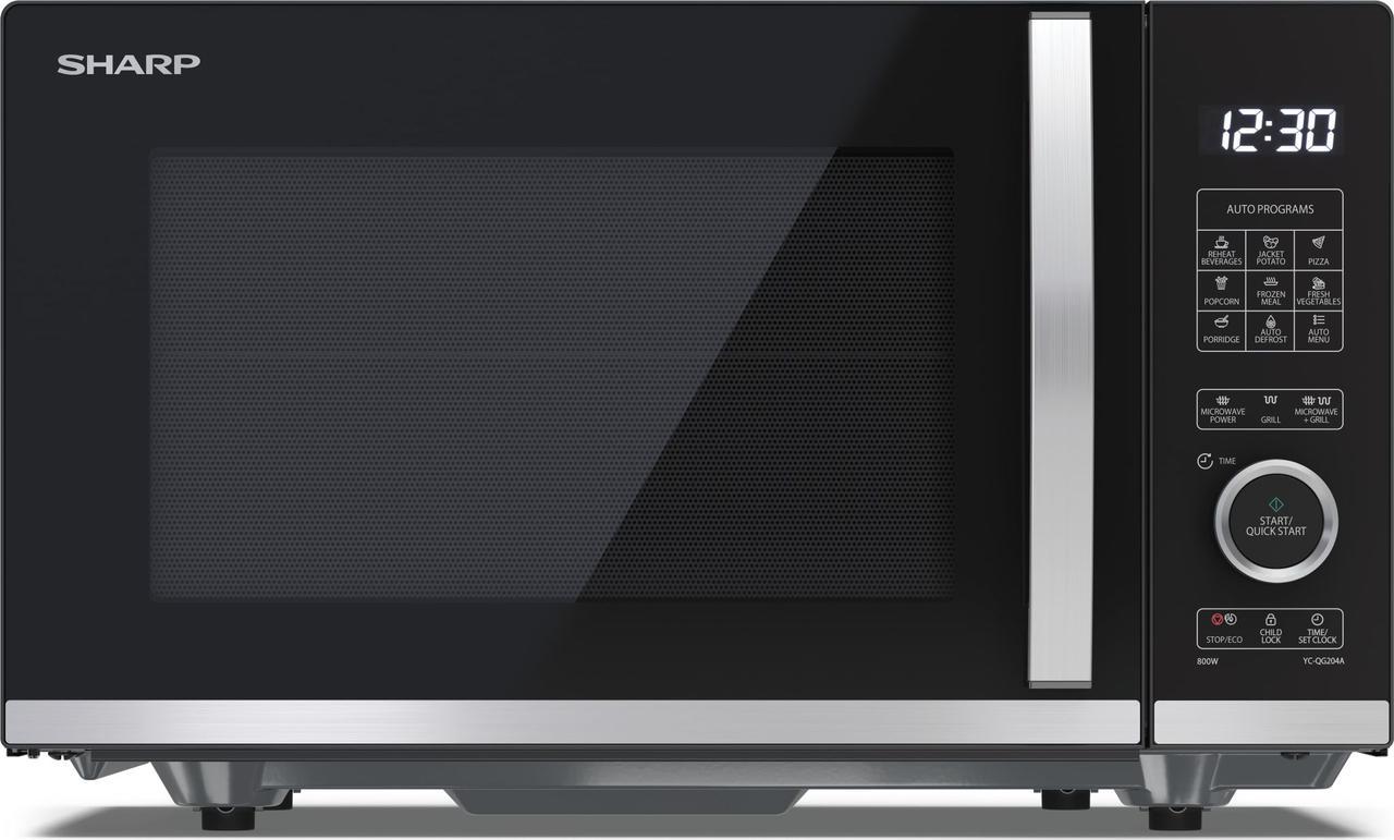 Мікрохвильовка з грилем Sharp YC-QG204AE-B