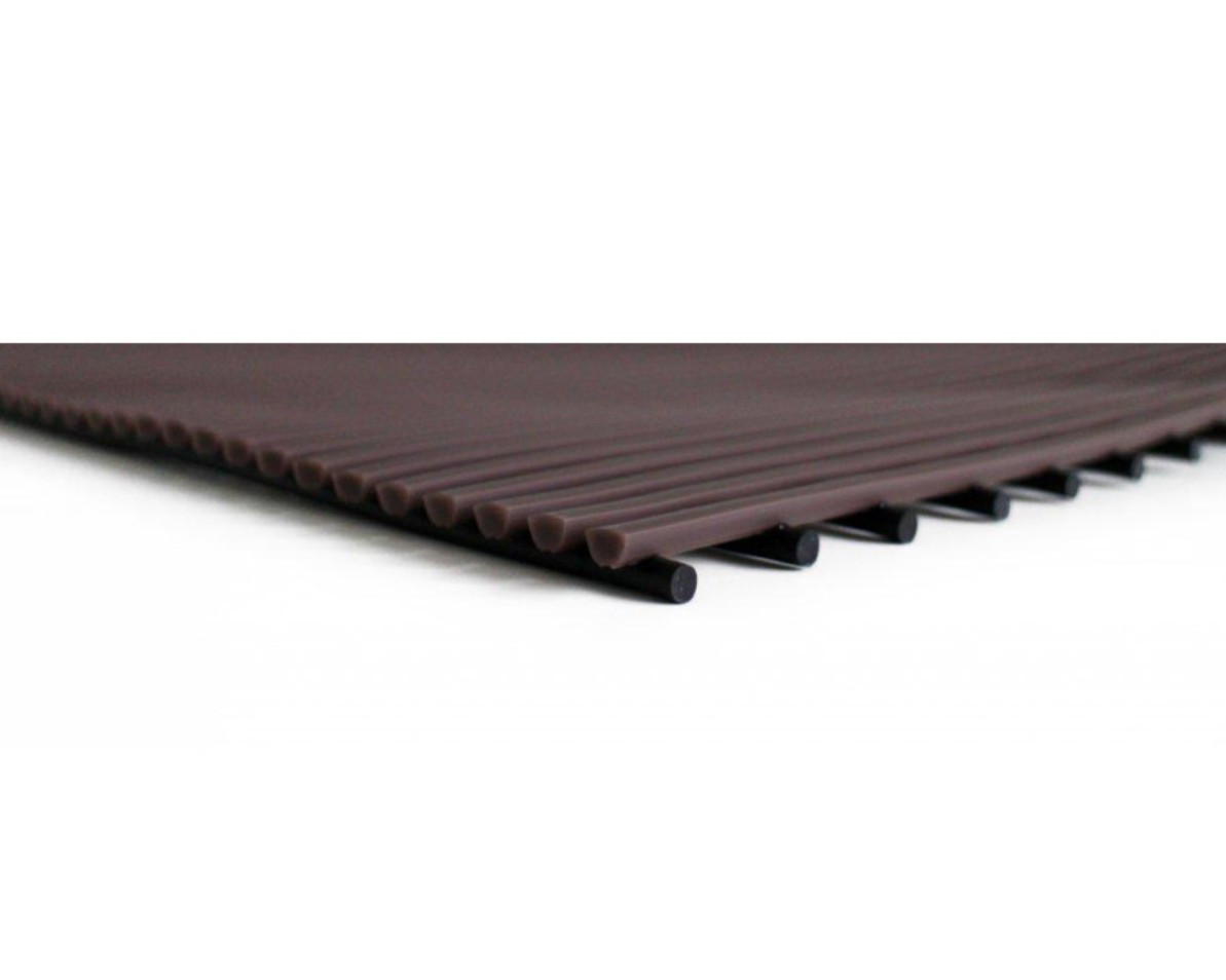 Трапік із ПВХ для лазні Коричневий 600мм