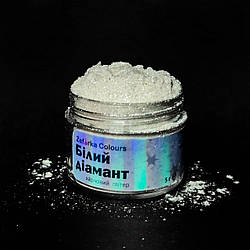 Харчовий глітер "Білий діамант", 5 г, Zefirka colours