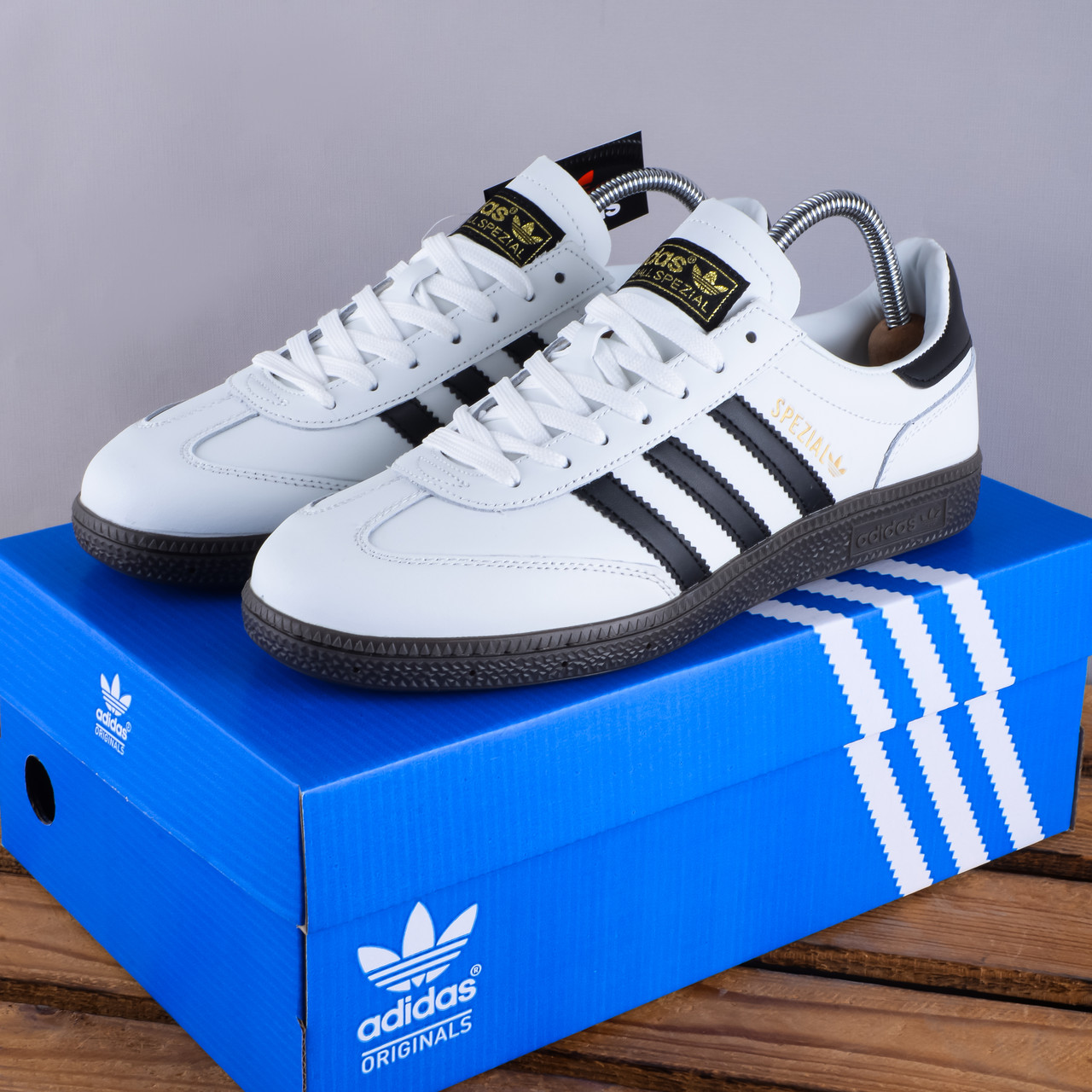 SALE Кросівки кеди Adidas Handball Spezial білі шкіряні