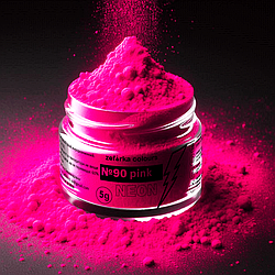 Харчовий НЕОНОВИЙ жиророзчинний барвник "Pink №90", Zefirka colours, 5 г
