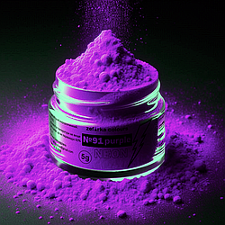Харчовий НЕОНОВИЙ жиророзчинний барвник "Purple №91", Zefirka colours, 5 г