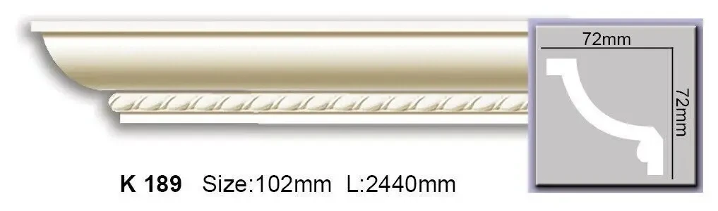 Карниз З Орнаментом Поліуретановий Harmony K 189