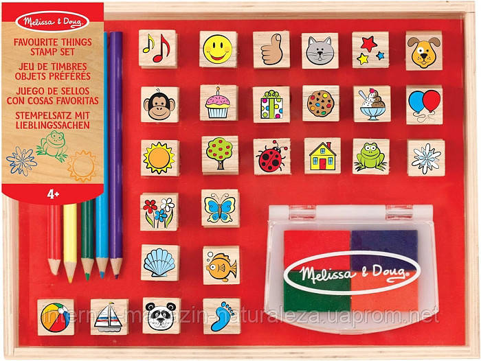 Дитячі штампики Melissa&Doug Улюблені речі