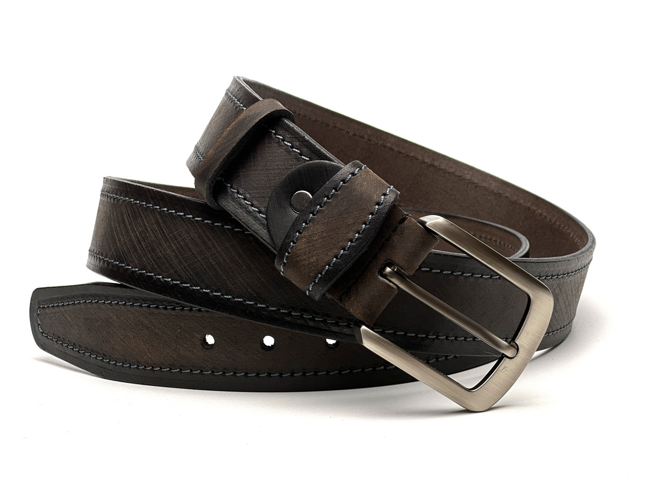 Ремінь чоловічий з натуральної шкіри, фото 1