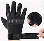 Дихаючі рукавички кольору чорні повнорозмірні L для спорту та активного відпочинку
