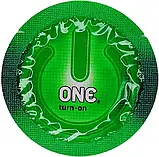 Презерватив One Glowing Pleasure Світиться у темряві 1 шт, фото 2