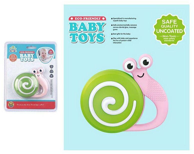 Брязкальце SL 84801-60  “Равлик”, на листі, фото 1