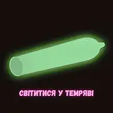 Презерватив One Glowing Pleasure Світиться у темряві 1 шт, фото 6