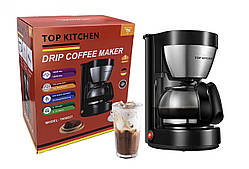 Крапельна кавоварка Top Kitchen 1200W TK-00221 кава мелена 1 л