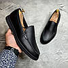 Лофери, туфлі чоловічі чорні шкіряні (натуральна шкіра) для чоловіків на весну осінь, розміри 40-45, фото 5