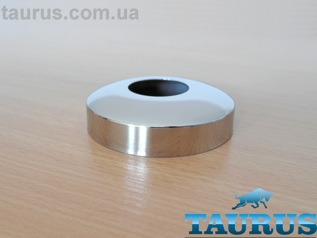Декоративний н/ж фланець ThermoPulse Sphere chrome D80 / висота 21 мм, внутрішній розмір 1" (d32 мм). Поліровка