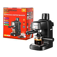 Кавоварка з капучинатором Top Kitchen TTK 00225 2200 Вт 240 мл кавомашина напівавтоматична ріжкова
