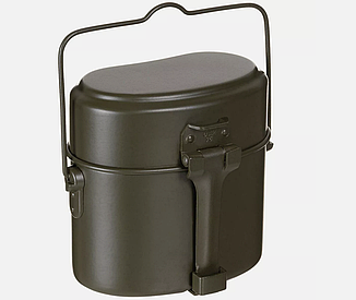 Оригінальний німецький казанок BW Bundeswehr, армійський військовий посуд, складське зберігання, фото 2