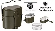 Оригінальний німецький казанок BW Bundeswehr, армійський військовий посуд, складське зберігання