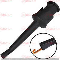 17-00-003ВК. Щуп-затискач типу гачок, 60 мм, чорний