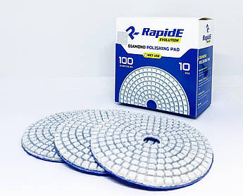 Алмазний гнучкий шліфувальний круг RapidE (черепашка) WET/Вологе шліфування 100mm, зернистість 0