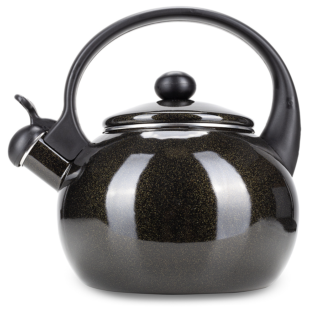 Чайник емальований 2.2л зі свистком Kamille KM-1038A, фото 1