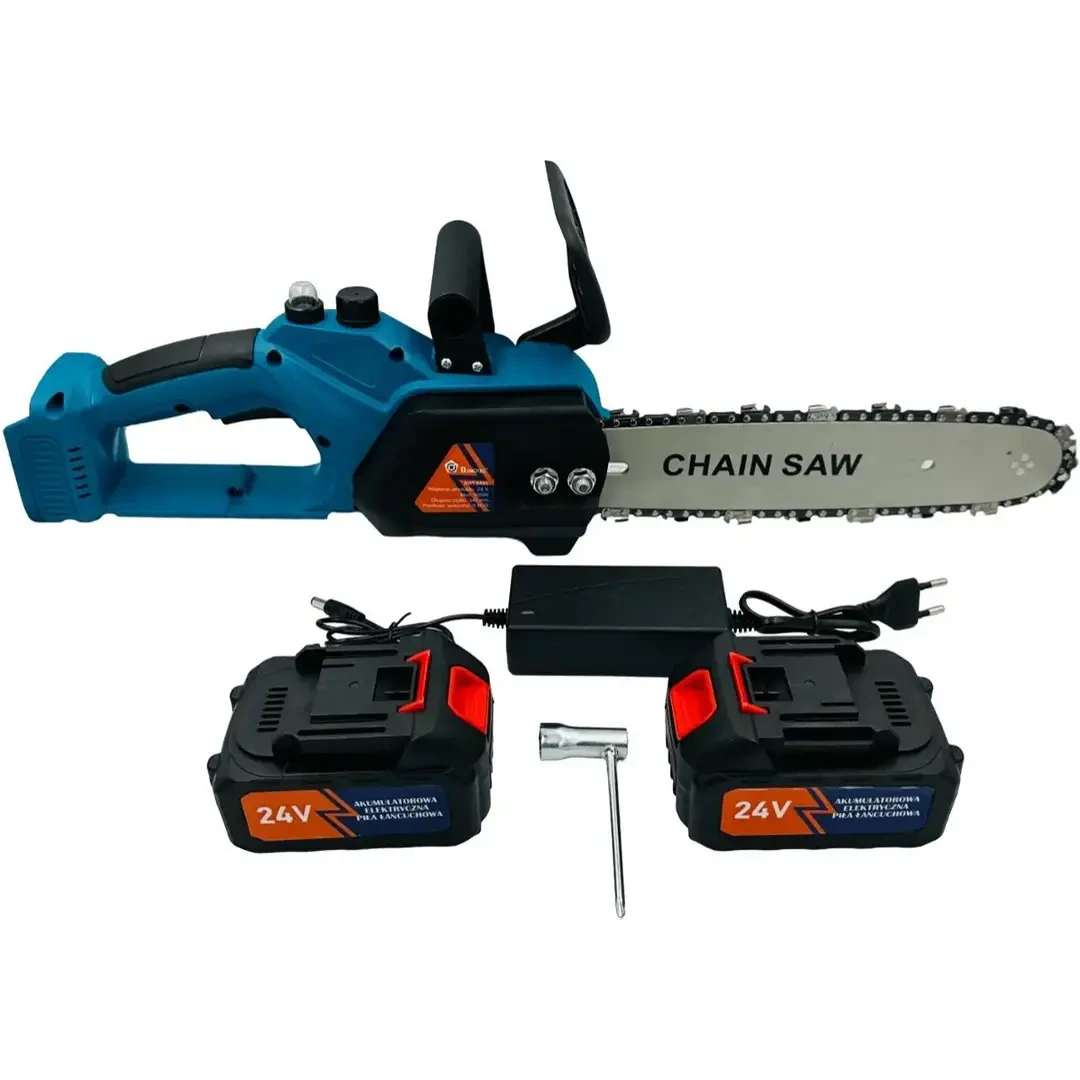 Акумуляторна ланцюгова мініелектропила 8" Chain Saw Потужний гілкоріз із 2 акумуляторами