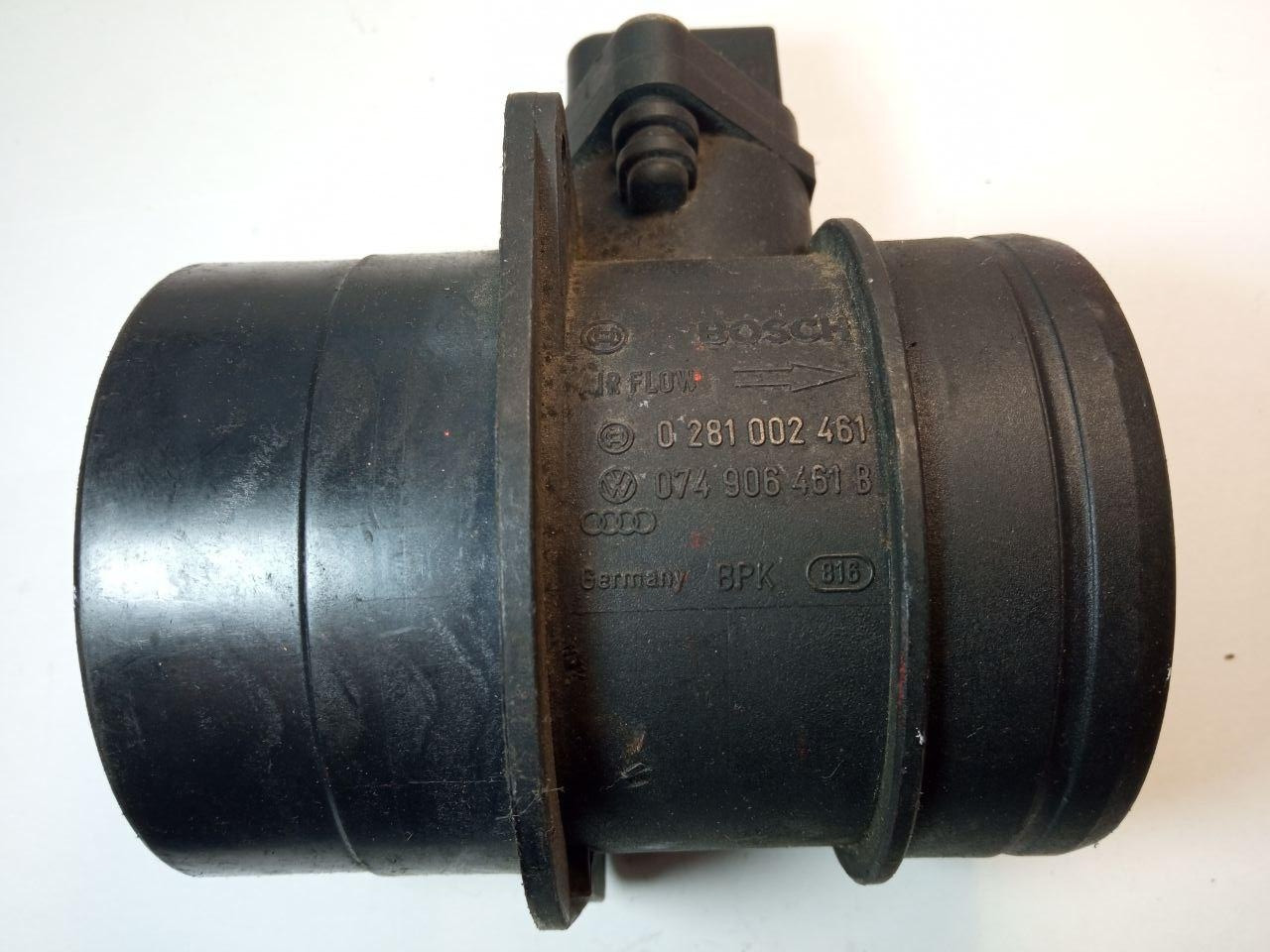 Витратомір повітря Bosch 0 281 002 461 Volkswagen / Audi 074 906 461 B