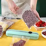 Вакуумний пакувальник Vacuum machin Вакууматор збереження свіжості харчових продуктів, фото 4
