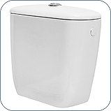 Унітаз-компакт MILOS CERSANIT, унітаз підлоговий з бачком та сидінням, фото 3