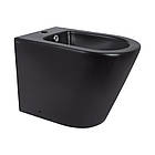 Біде підлогове Qtap Scorpio 530x360x395 Matt black QT14441003CMB