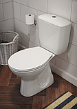 Унітаз-компакт MILOS CERSANIT, унітаз підлоговий з бачком та сидінням, фото 8