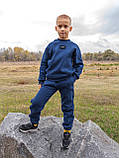 Дитячий теплий костюм на флісі Blue, фото 2