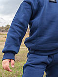 Дитячий теплий костюм на флісі Blue, фото 7