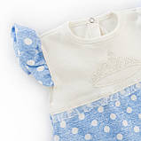Комплект для дівчинки сукня та трусики з вишивкою Princess, фото 3